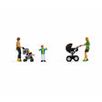 Noch 15584 Mothers With Children & Modern Pushchairs - OO/HO