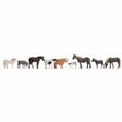 Noch 15713 Farm Animals (Pack of 9) OO/HO