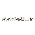 Noch 15717 Assorted Dogs (Pack of 9) OO/HO