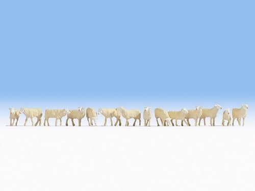 Noch 15749 Sheep (Pack Of 14) (OO/HO)