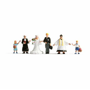 Noch 15860 Wedding Group with Priest (Pack of 6) OO/HO