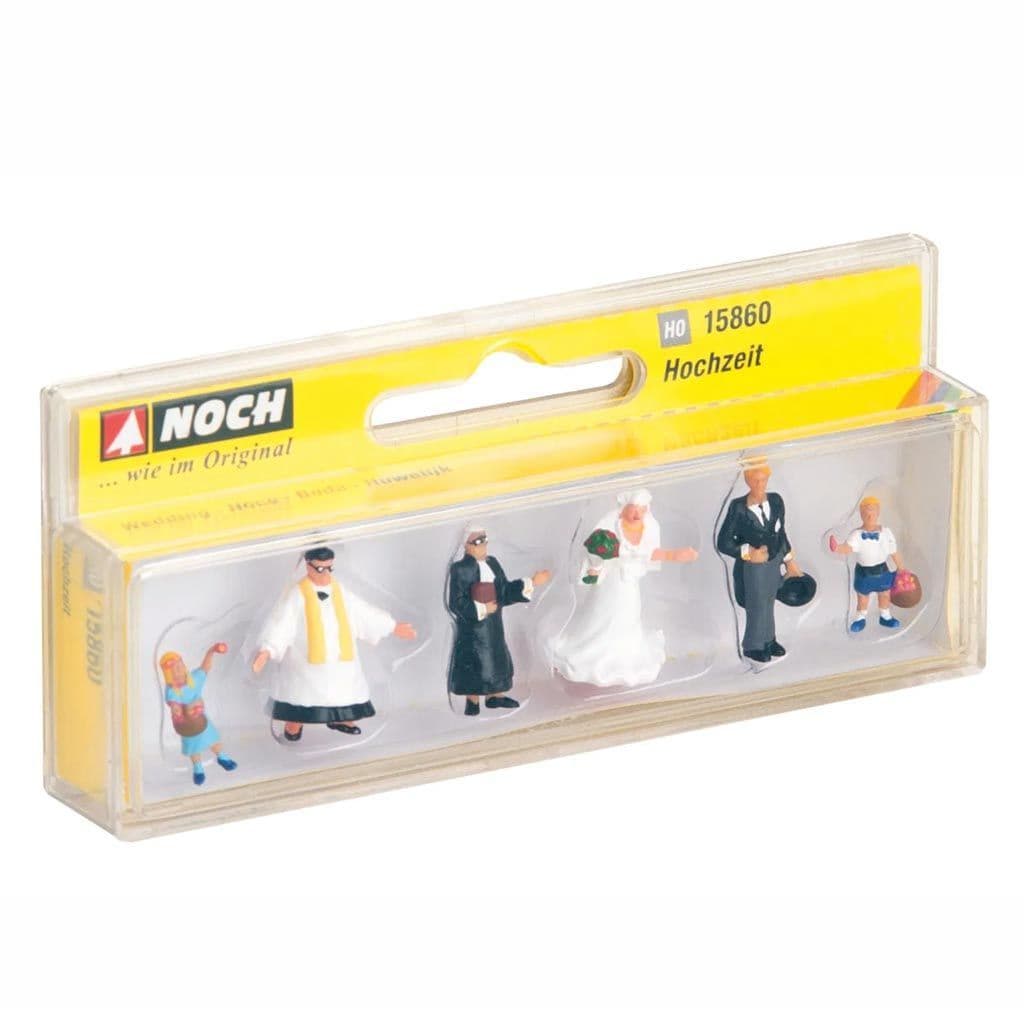 Noch 15860 Wedding Group with Priest (Pack of 6) OO/HO