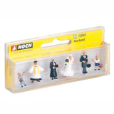 Noch 15860 Wedding Group with Priest (Pack of 6) OO/HO