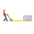 Noch 16525 Warehouse Worker With Pallet Truck Tiny Scene - OO/HO
