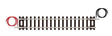 PECO N Setrack ST-10 Standard Straight - wired
