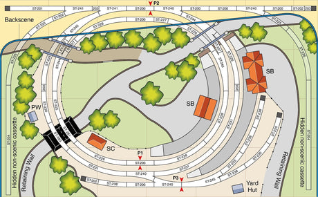 PECO OO Gauge Setrack Plan 7 Track Pack