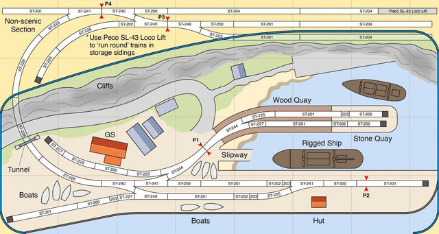 PECO OO Setrack Plan 12 Track Pack