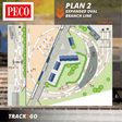 PECO OO Setrack Plan 2 Track Pack