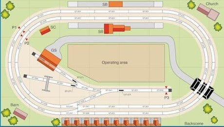 PECO OO Setrack Plan 4 Track Pack