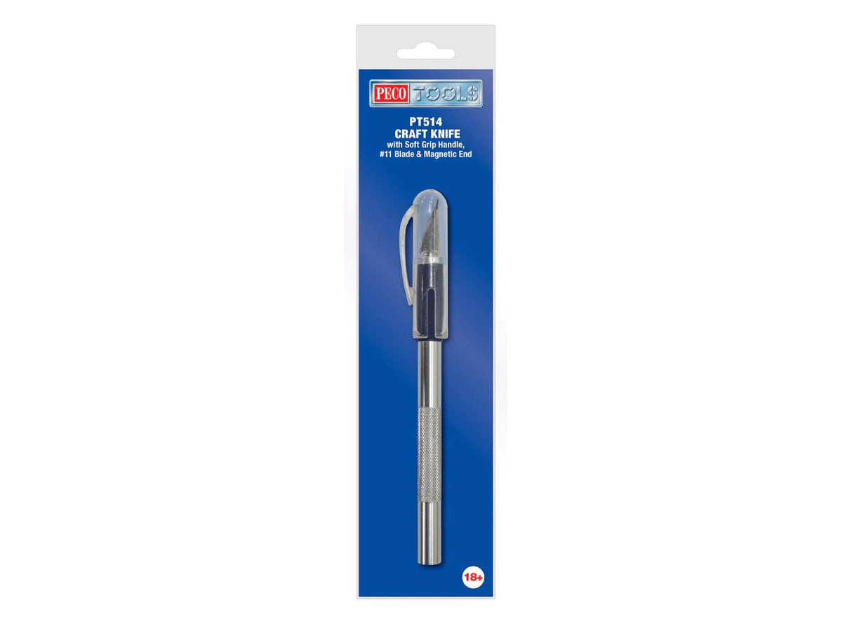 PECO PT514 Soft-grip Craft Knife & No.11 Blade