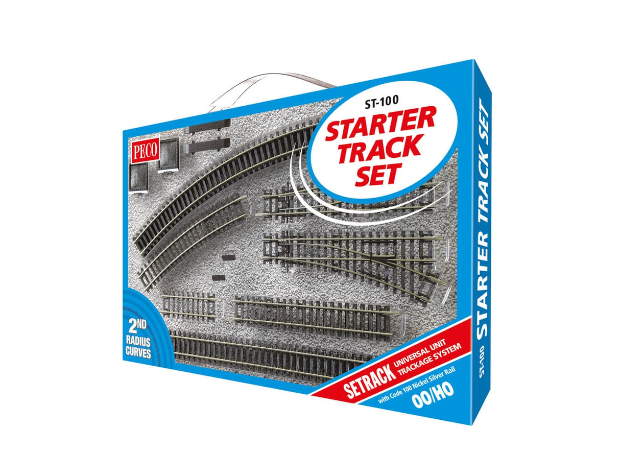 PECO ST-100 Starter Track Set 2nd Radius OO/HO Gauge