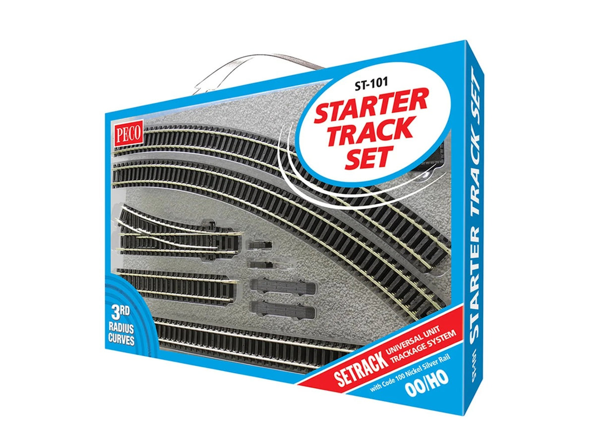 PECO ST-101 Set Track Starter Set 3rd Radius OO/HO Gauge