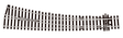 PECO STREAMLINE SL-86 Curved Point/Turnout, Large Radius, Right Hand