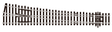 PECO STREAMLINE SL-89 Point/Turnout, Large Radius, Left Hand