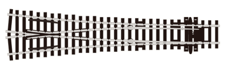 PECO STREAMLINE SL-E98 Y Point/Turnout, Large Radius
