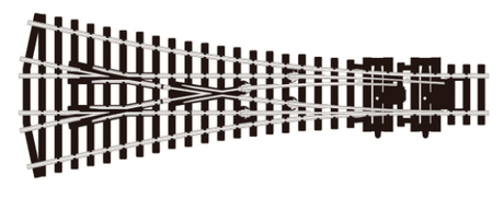 PECO STREAMLINE SL-E99 3 Way Point/Turnout, Medium Radius