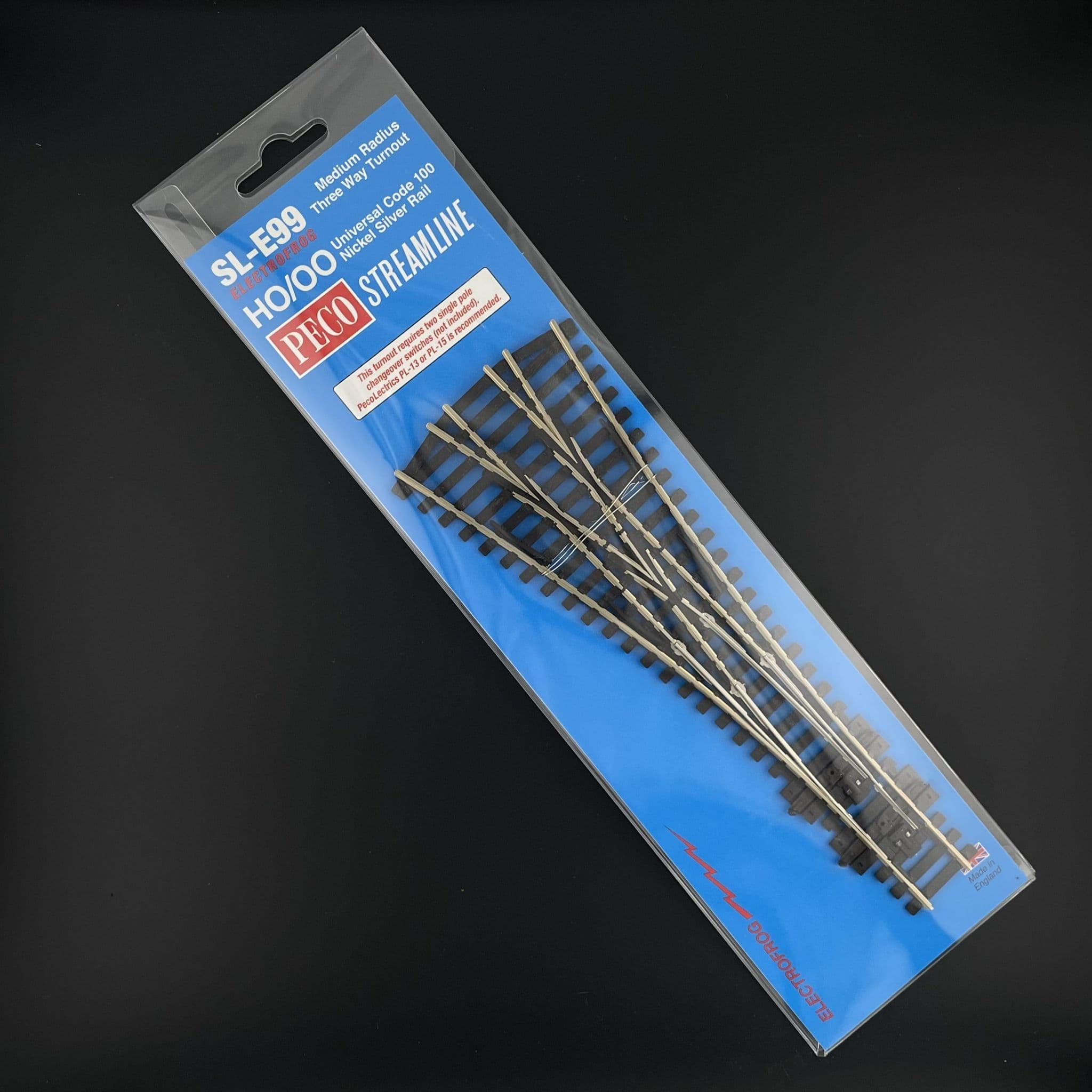 PECO STREAMLINE SL-E97 Y Point/Turnout Small Radius – Scale Model