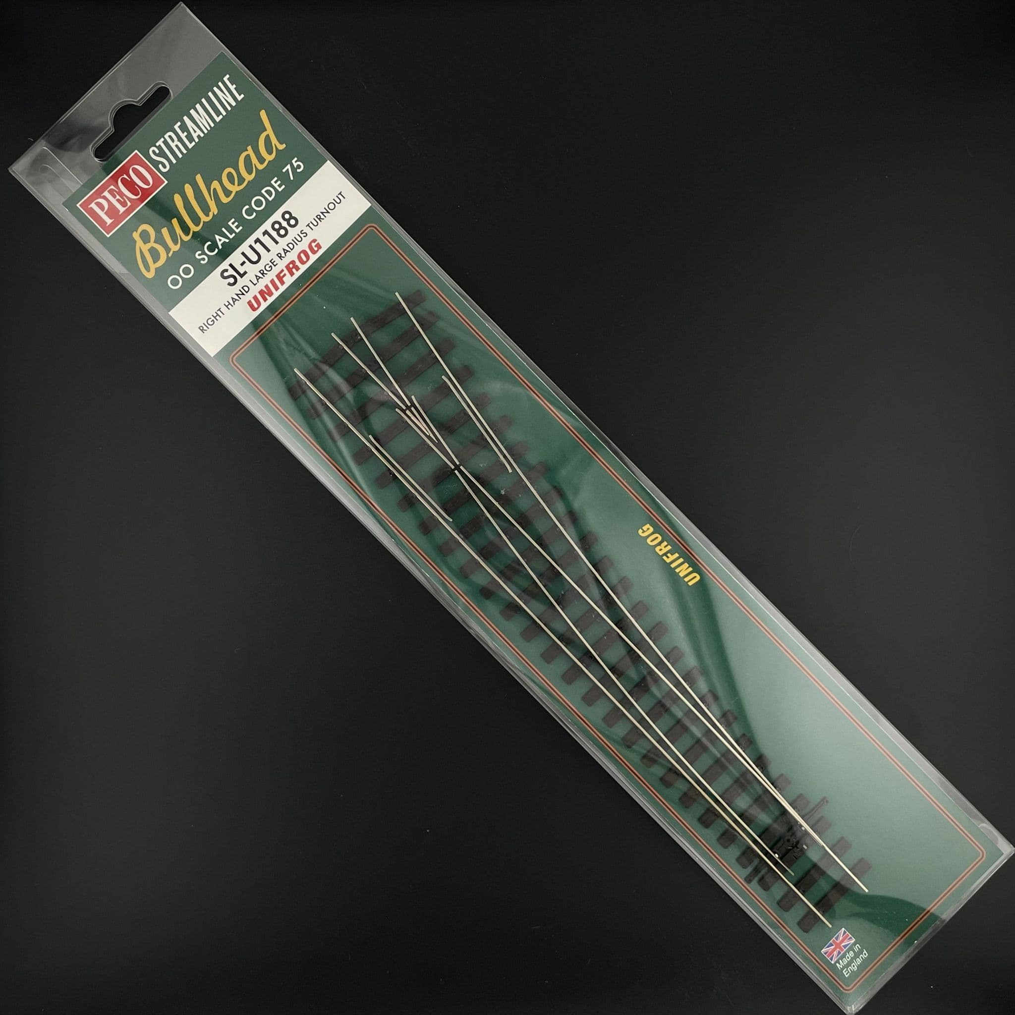 PECO STREAMLINE SL-U1188 Bullhead OO Gauge RH Point/Turnout