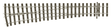 PECO STREAMLINE SL-U1189 Bullhead OO Gauge LH Point/Turnout - Large Radius