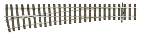 PECO STREAMLINE SL-U1189 Bullhead OO Gauge LH Point/Turnout - Large Radius