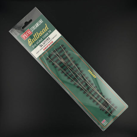PECO STREAMLINE SL-U1196 OO Bullhead Medium Radius Point/Turnout - Left Hand