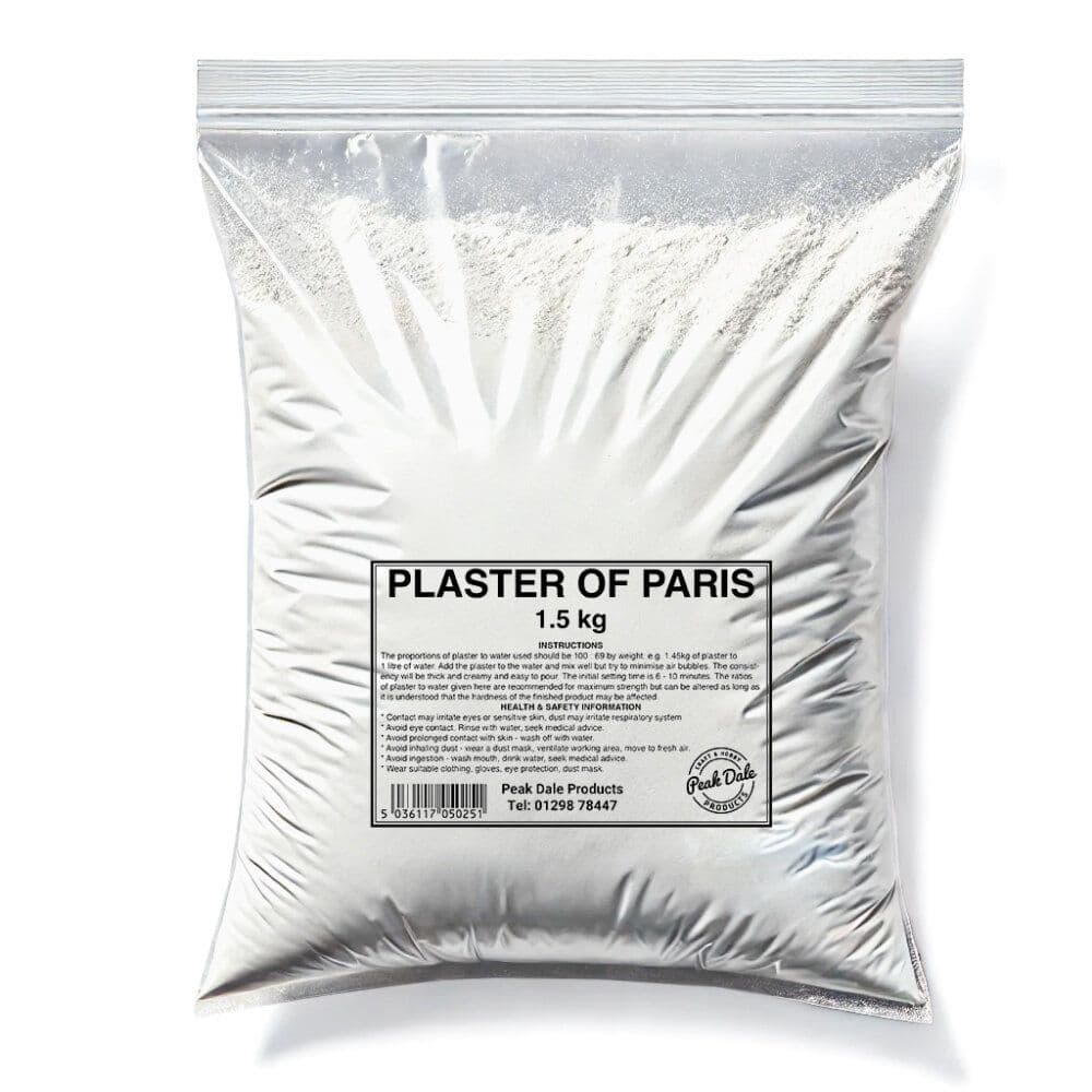 Plaster of Paris For Landscaping & Model Making 1.5kg