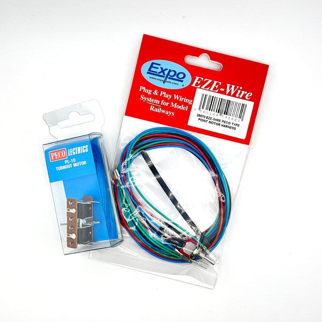 Point Control Pack - Peco Point Motor, Switch & Harness