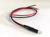 Pre-Wired 3mm Blue Flickering LED 12 to 16v (Pack of 1) MLS012