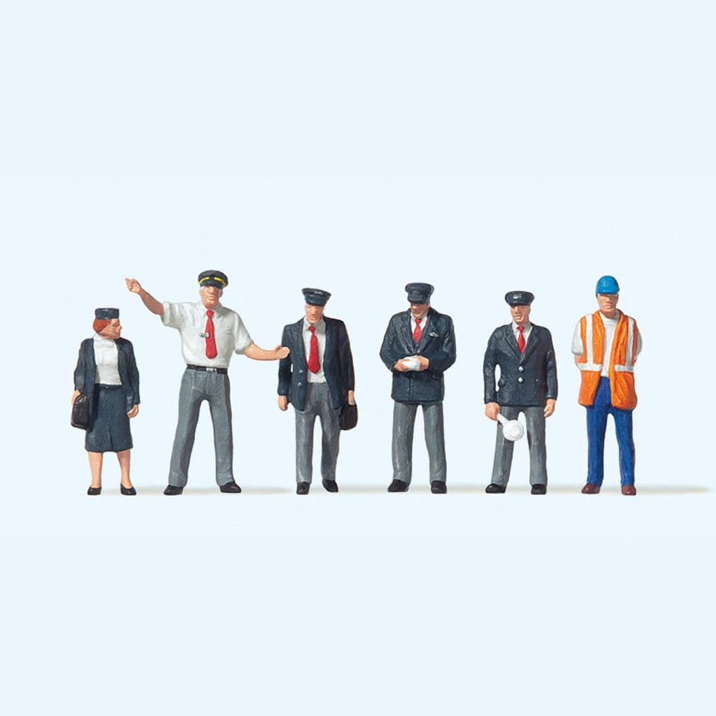 Preiser 10410 British Railway Personnel (Pack of 6) OO/HO