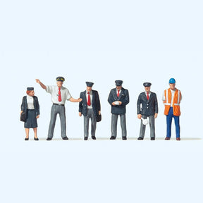 Preiser 10410 British Railway Personnel (Pack of 6) OO/HO