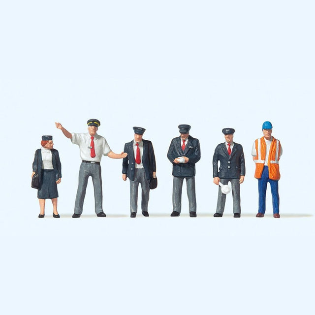 Preiser 10410 British Railway Personnel (Pack of 6) OO/HO