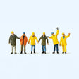 Preiser 10423 Workers In Protective Clothing (Pack of 6) OO/HO