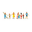 Preiser 10530 Playing Children with Dog OO/HO