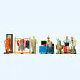 Preiser 10619 At The Flea Market Figures (Pack of 6) - OO/HO