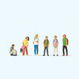 Preiser 10728 School Children (Pack of 6) - OO/HO
