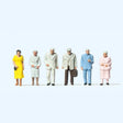 Preiser 14116 Passers By (Pack of 6) - OO/HO