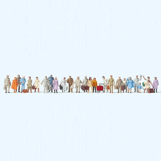 Preiser 14401 Walking & Standing Passengers (Pack of 24) OO/HO