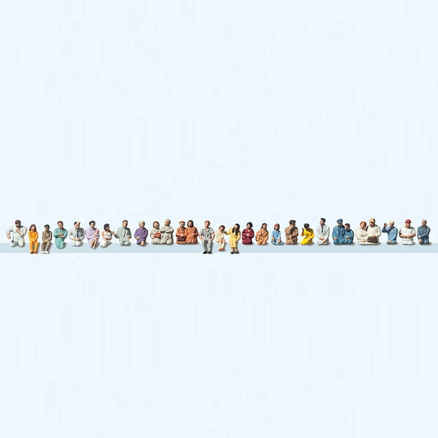 Preiser 14404 Bus Driver & Passengers (Pack of 26) OO/HO