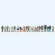 Preiser 14413 Walkers/Hiking Figures (Pack of 24) OO/HO