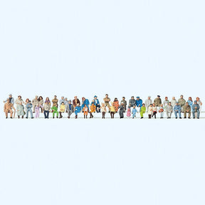 Preiser 14416 Seated Persons (Pack of 48) OO/HO