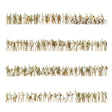 Preiser 16337 Unpainted Passengers and Pedestrians (Pack of 120) OO/HO