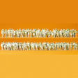 Preiser 16343 Unpainted Passers-By / Spectators (Pack of 130) OO/HO