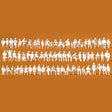 Preiser 16358 Unpainted Seated People (Pack of 72) OO/HO