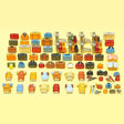 Preiser 17005 Luggage (Pack of 90) OO/HO
