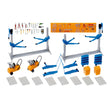 Preiser 17186 Car Workshop/Garage Interior Kit OO/HO