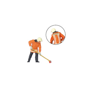 Preiser 28198 Fireman Sweeping OO/HO
