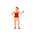 Preiser 29088 Christmas Girl With Bell Figure OO/HO