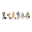 Preiser 73001 Waiting Passengers (Pack of 6) OO/4mm/1:76