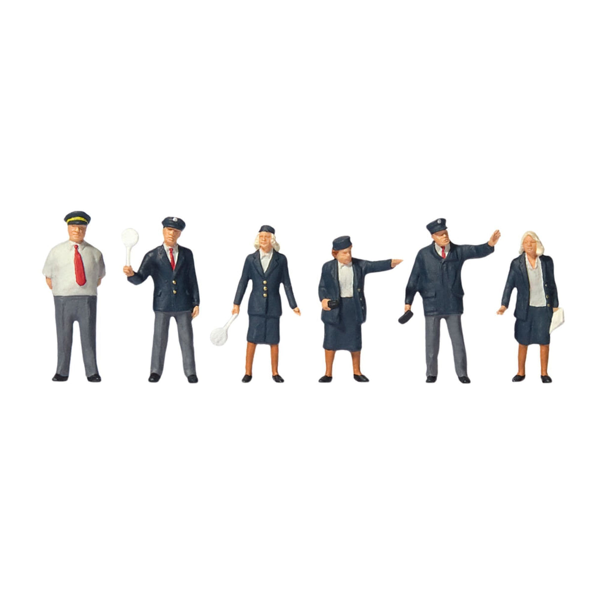 Preiser 73005 British Rail Staff (Pack of 6) OO/4mm/1:76