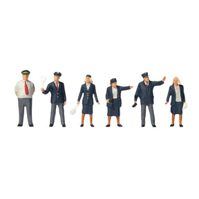 Preiser 73005 British Rail Staff (Pack of 6) OO/4mm/1:76